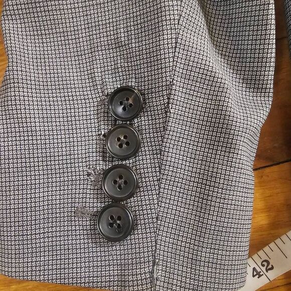 The Kooples Gray Wool Blazer Suit Jacket Mens Size 46 - Picture 8 of 11